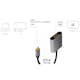 Adapter LogiLink USB-C till HDMI 4K/60Hz Aluminium 15 cm
