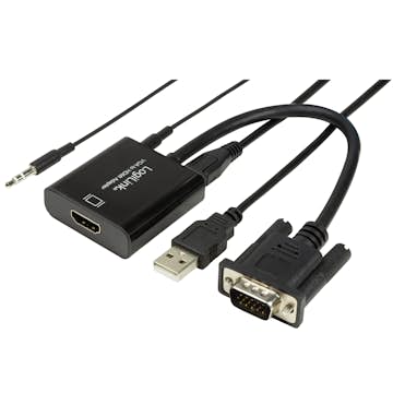 VGA + USB-ljud -> HDMI