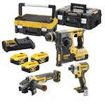 Kombikit DeWalt DCK305P3T 18V 3x5 Ah Kolborstfri Tstak