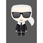 Väggbild Tapet Karl Lagerfeld 2 Paneler DD120249