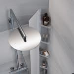 Duschhylla Macro Design Hide för Hörn