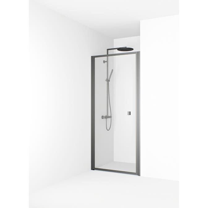 Duschhörn Macro Design Empire Swing Klarglas med Spröjs