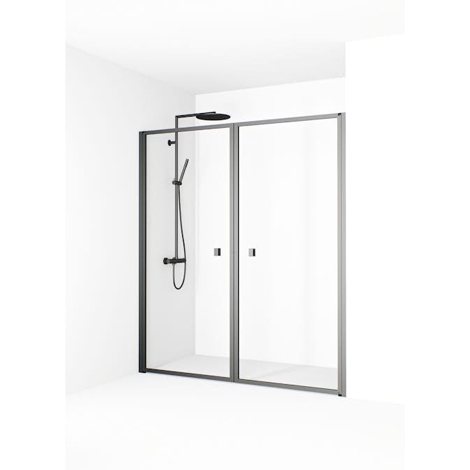 Duschdörr Macro Design Empire Saloon Nisch Klarglas