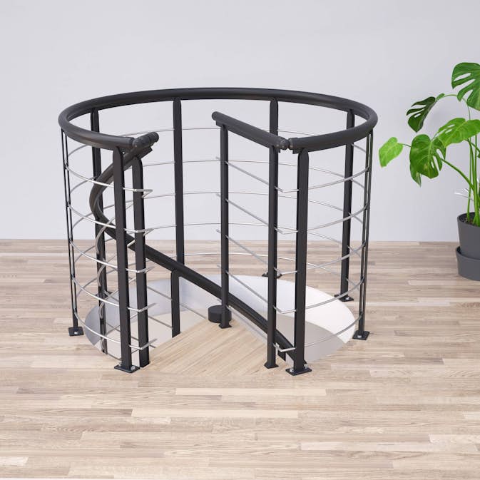 Skyddsräcke Dolle Design Spiraltrappa