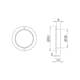 Dimmer Beslag Design Capsens On/Off