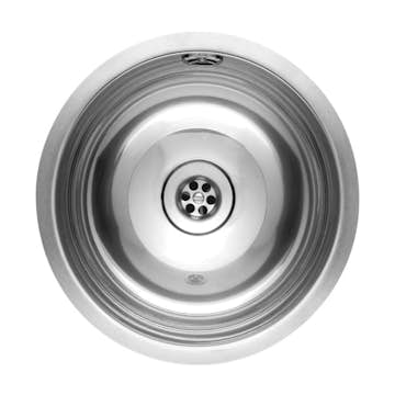Infälld Diskho DecoSteel Aqua-Line Rio Rostfri Enkel med Bottenlås