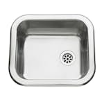 Diskho Intra Barents BA3013-R06 Rostfri Vändbar Enkel med Propp & Vattenlås