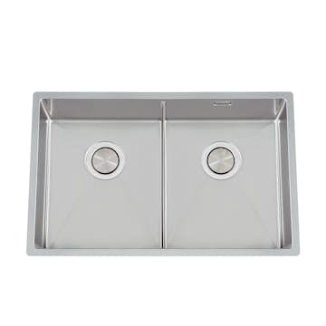 Diskho Nordic Tech Edge 74 K X Rostfri Dubbel med Korgventil & Vattenlås