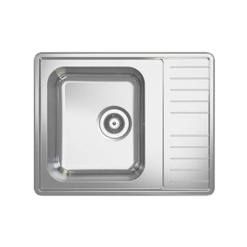 Infälld Diskbänk Stala Lyria L40-S Rostfri Diskho