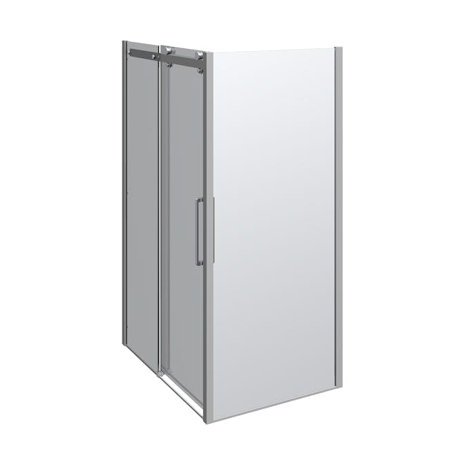 Duschhörna Dansani Deluxe XXL Skjutdörr med En Fast Vägg