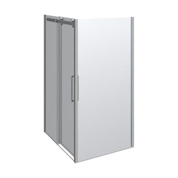 Duschhörna Dansani Deluxe XXL Skjutdörr med En Fast Vägg