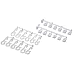 Draperikrokar Leijma Stabil Vit