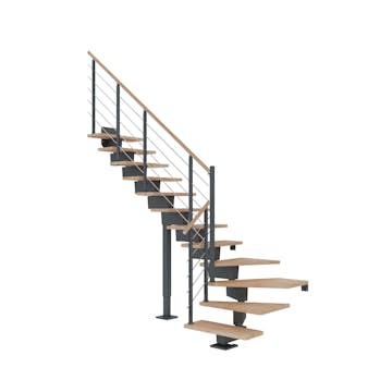 Vinkeltrappa Dolle Dubai Bok Oljad 1/4 Design