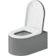 Vägghängd Toalettstol Duravit Millio Grooves