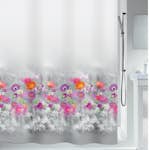 Duschdraperi Spirella Abella Grey/Pink 180X200