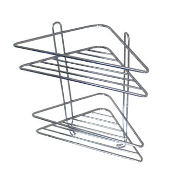 Duschhylla Demerx Qube Hörnhylla 2-plan