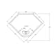 Duschkabin Bathlife Betrakta 90x90 Elegant A/W Klarglas