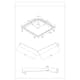 Duschkabin Bathlife Ideal 90x90 Rak