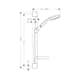 Duschset Hansgrohe Croma 100 Vario 90 cm
