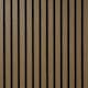 Akustikpanel Wood on wall Ek Gråbrunlackad