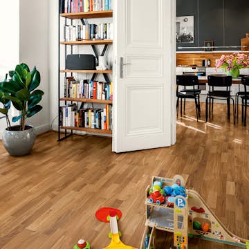 Parkettgolv Berg & Berg Ek L Spader Mattlack 3-Stav