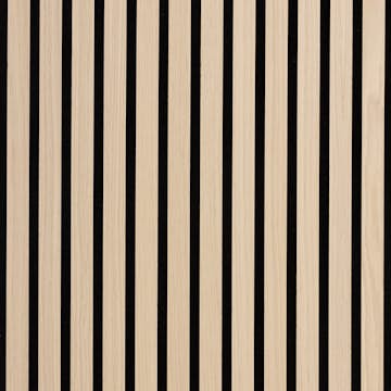 Akustikpanel Wood on wall Ek Vitlackad