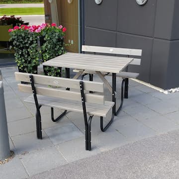 Bänkbord Utomhus Eden Wood Stålpicknick 100