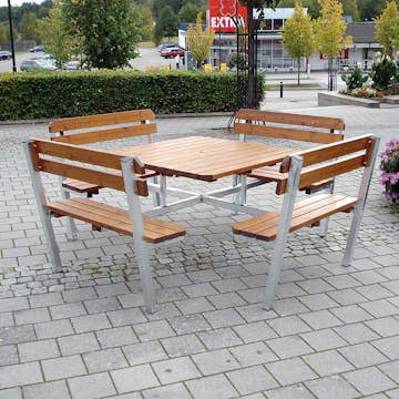 Bänkbord Utomhus Eden Wood Quattro