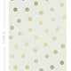 Tapet ESTAhome Prickar Benfärgat Och Guld EW139243