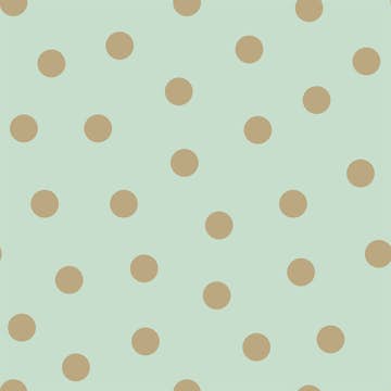 Tapet ESTAhome Prickar Gråaktigt Mint Och Guld EW139245