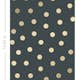 Tapet ESTAhome Prickar Vintage Gråblått Och Guld EW139246