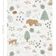 Tapet ESTAhome Skog Med Djur Vitt, Grönt Och Beige EW139247