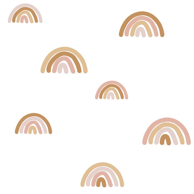 Tapet ESTAhome Regnbågar Röd, Rosa Och Beige EW139253
