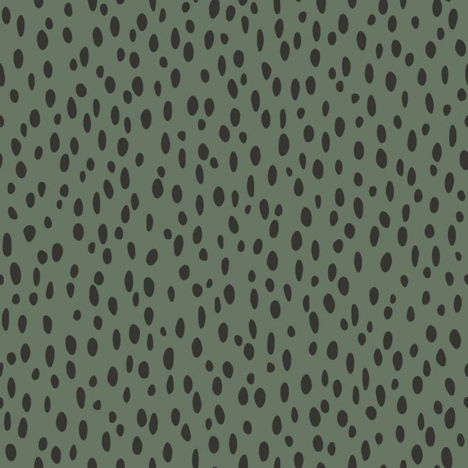 Tapet ESTAhome Prickar Grågrönt Och Svart EW139258