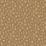 Tapet ESTAhome Blommönster Ockra Och Vitt EW139281