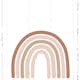 Fototapet ESTAhome Regnbåge Röd, Rosa Och Beige EW159053