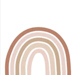 Fototapet ESTAhome Regnbåge Röd, Rosa Och Beige EW159053