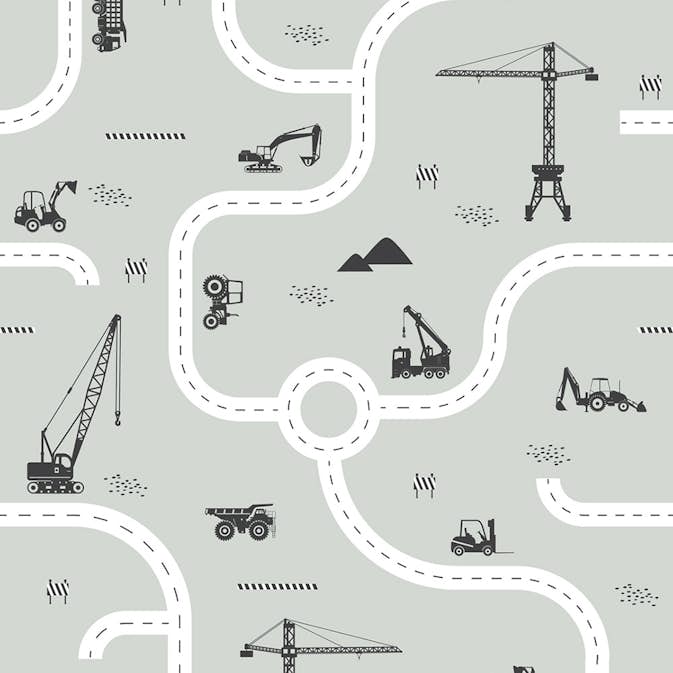 Fototapet ESTAhome Fordon Gråaktigt Mintgrönt EW159058