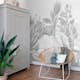 Fototapet ESTAhome Djungel Grått EW159061