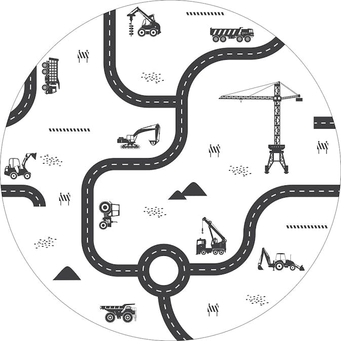 Tapet ESTAhome Fordon Svart Och Vitt EW159067