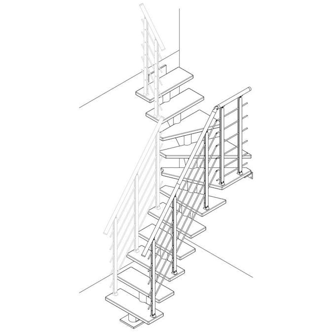 Utvändigt Räcke Dolle Design Bok Oljad