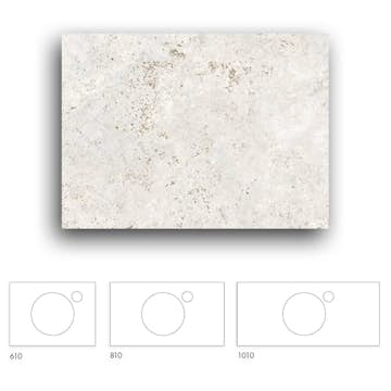 Bänkskiva Macro Design Crown+ Dekton 810 till Tvättställsskåp Crown