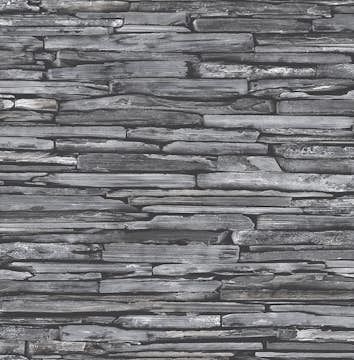 Tapet A Street Prints Stacked Slate FD22352