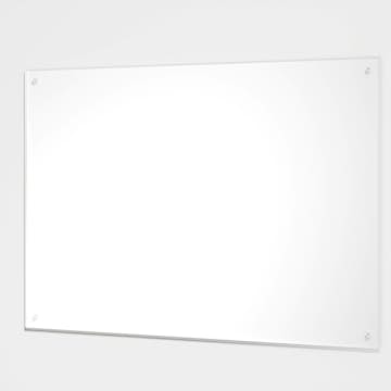 Stänkskydd Fibo I Härdat Glas vit 6x450x700 mm