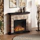 Elektrisk Kamin Tagu Tori Stone Cream Skorstensfri 1500W