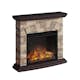 Elektrisk Kamin Tagu Tori Stone Cream Skorstensfri 1500W