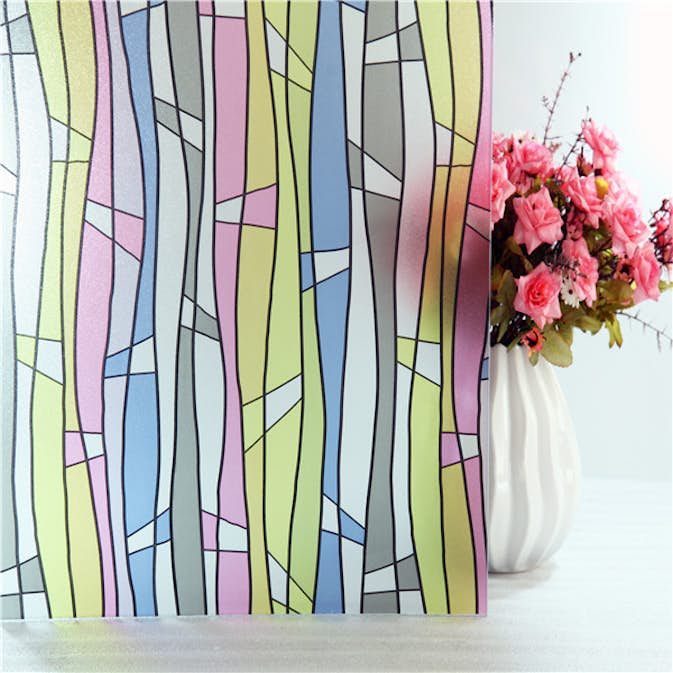 Fönsterfilm Unikgruppen Ränder med Färg 60x200 cm
