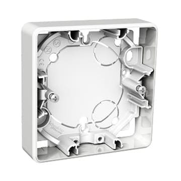 Förhöjningsram Schneider Electric Exxact Vit