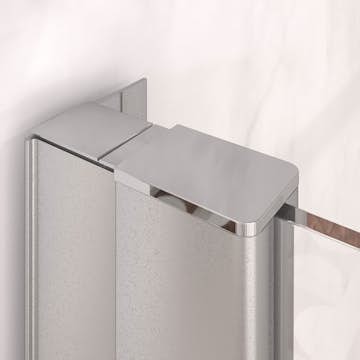 Distansprofil Hietakari för Duschvägg Forma Fast Anodiserad Blank