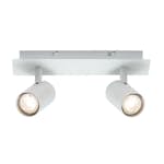 Takspotlight Nordlux Frida 2-Spot Vit Metall Spotlight Tak